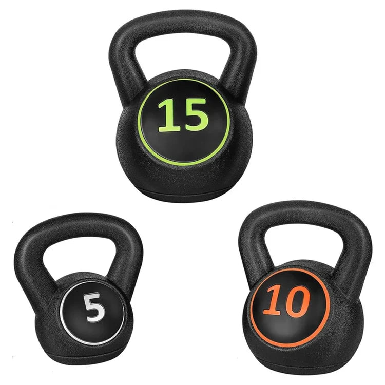 3-Piece Kettlebell Set