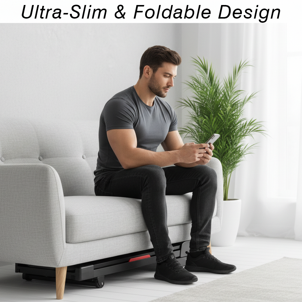 2-in-1 Walking Pad Treadmill