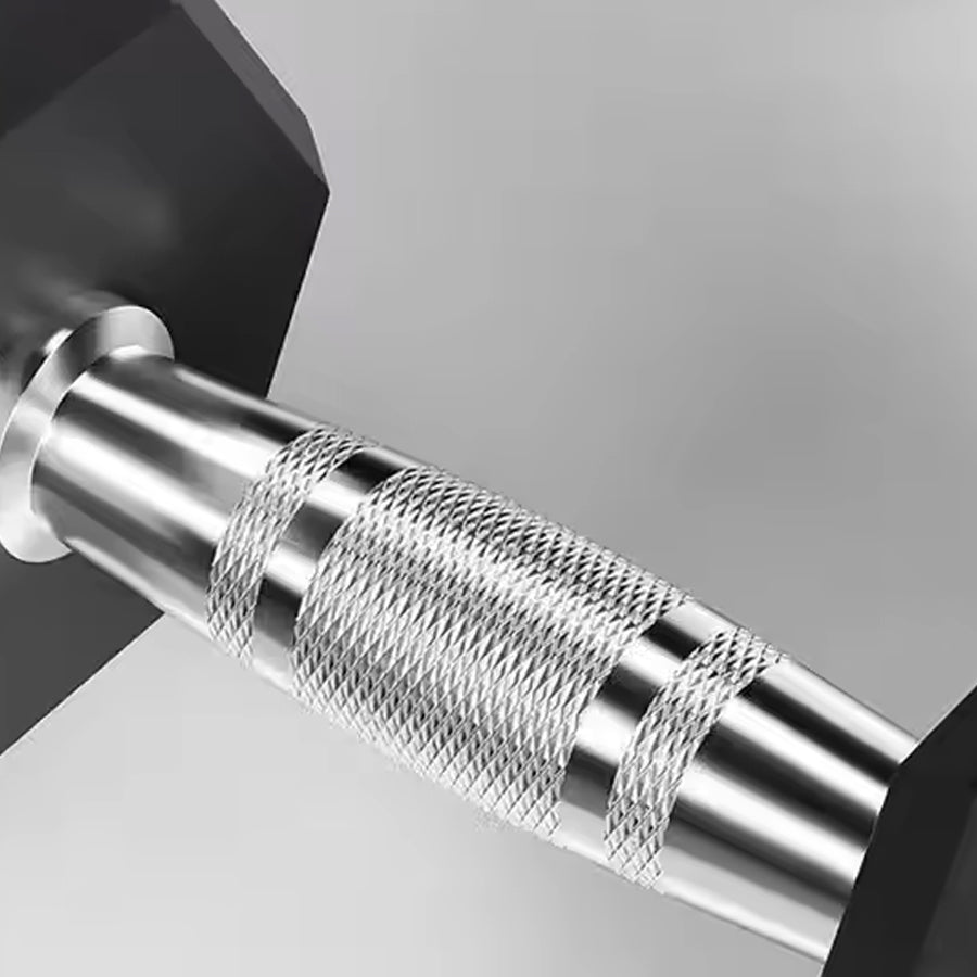 Hex Dumbbell Set – 3 Pairs with 3-Tier Tree Rack