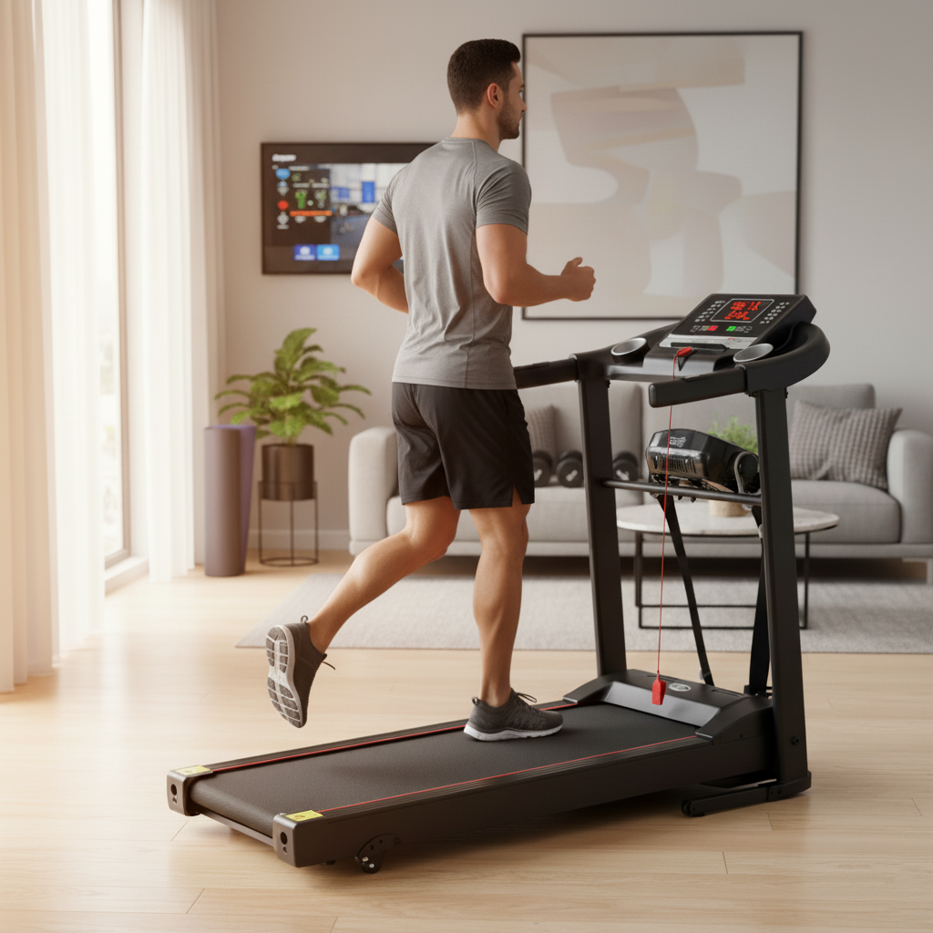 Running Foldable Treadmill with Incline