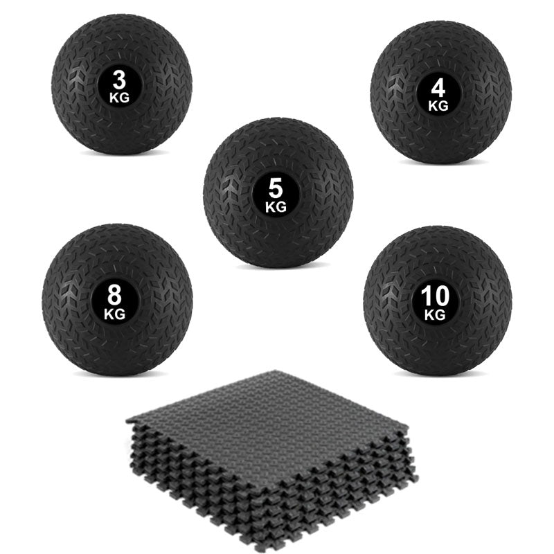 Treaded Slam Balls – Heavy-Duty No-Bounce Power Training Ball