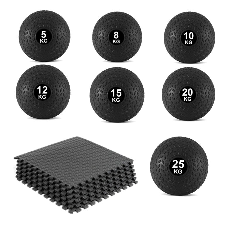Treaded Slam Balls – Heavy-Duty No-Bounce Power Training Ball
