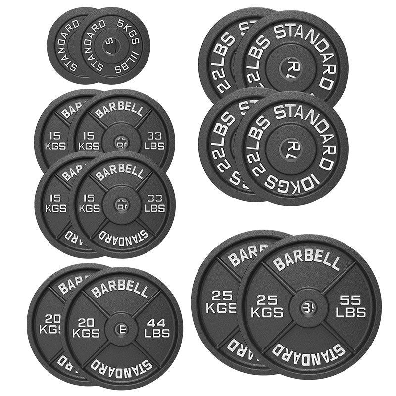 Cast Iron Weight Plates – Standard & Olympic Size in UK