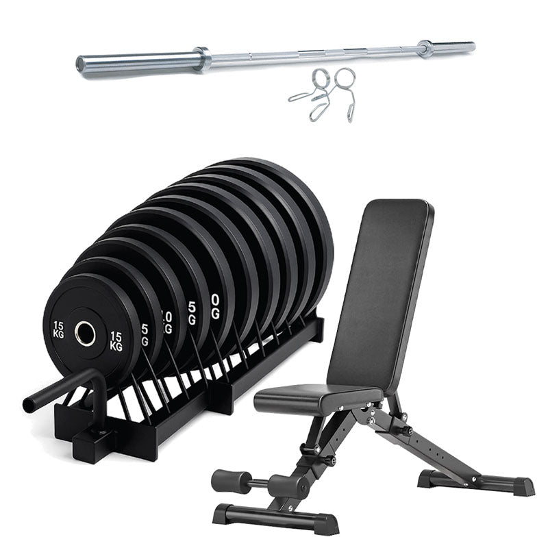 Extended Weight Plate Storage Rack