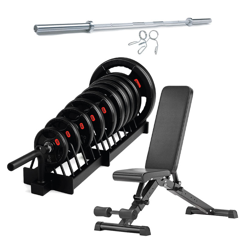 Extended Weight Plate Storage Rack