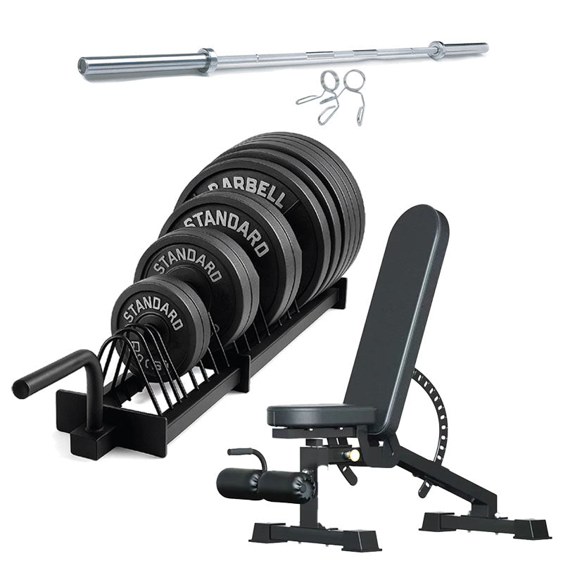 Extended Weight Plate Storage Rack