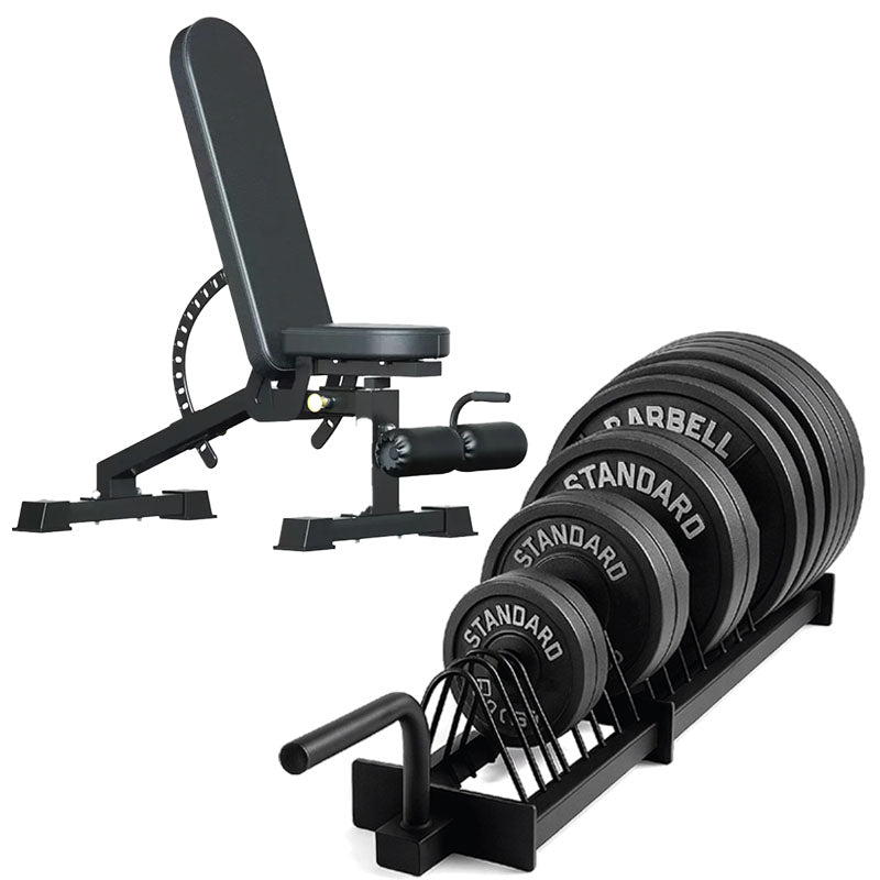 Extended Weight Plate Storage Rack