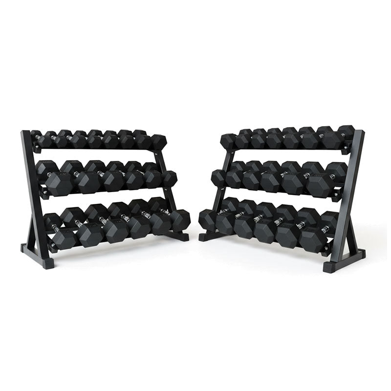 Hex Dumbbell Set – Rubber-Coated Weights for Home & Gym UK