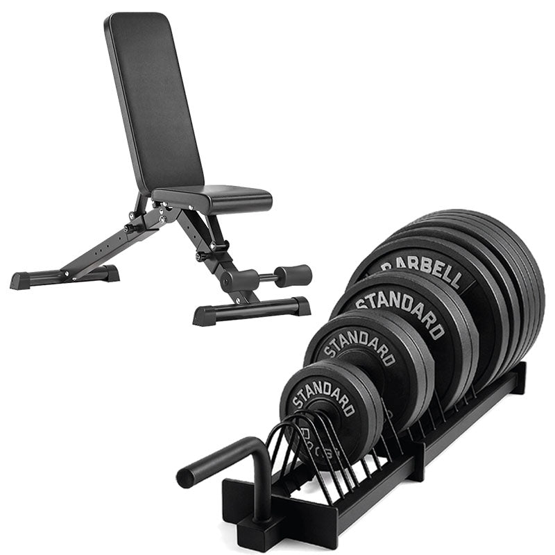 Extended Weight Plate Storage Rack