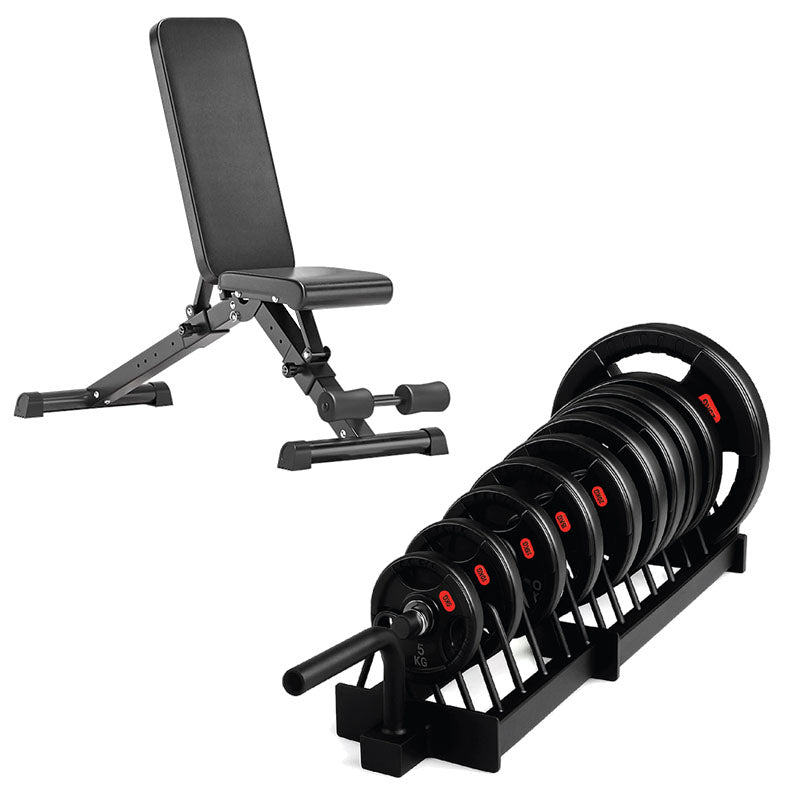 Extended Weight Plate Storage Rack