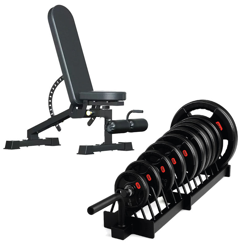 Extended Weight Plate Storage Rack