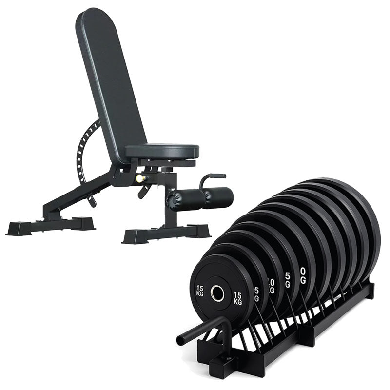 Extended Weight Plate Storage Rack