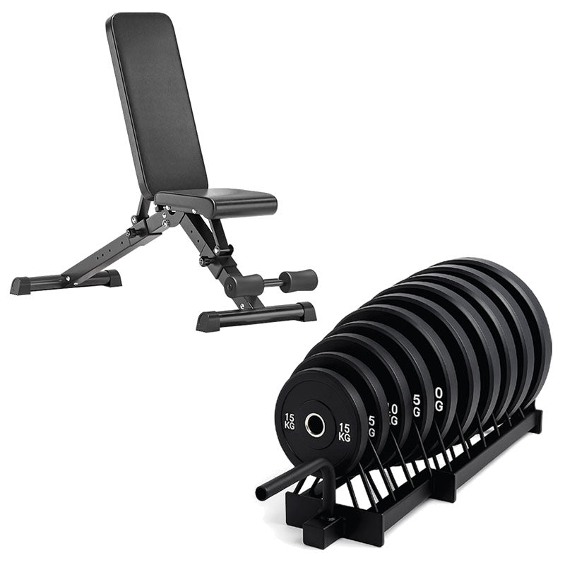 Extended Weight Plate Storage Rack