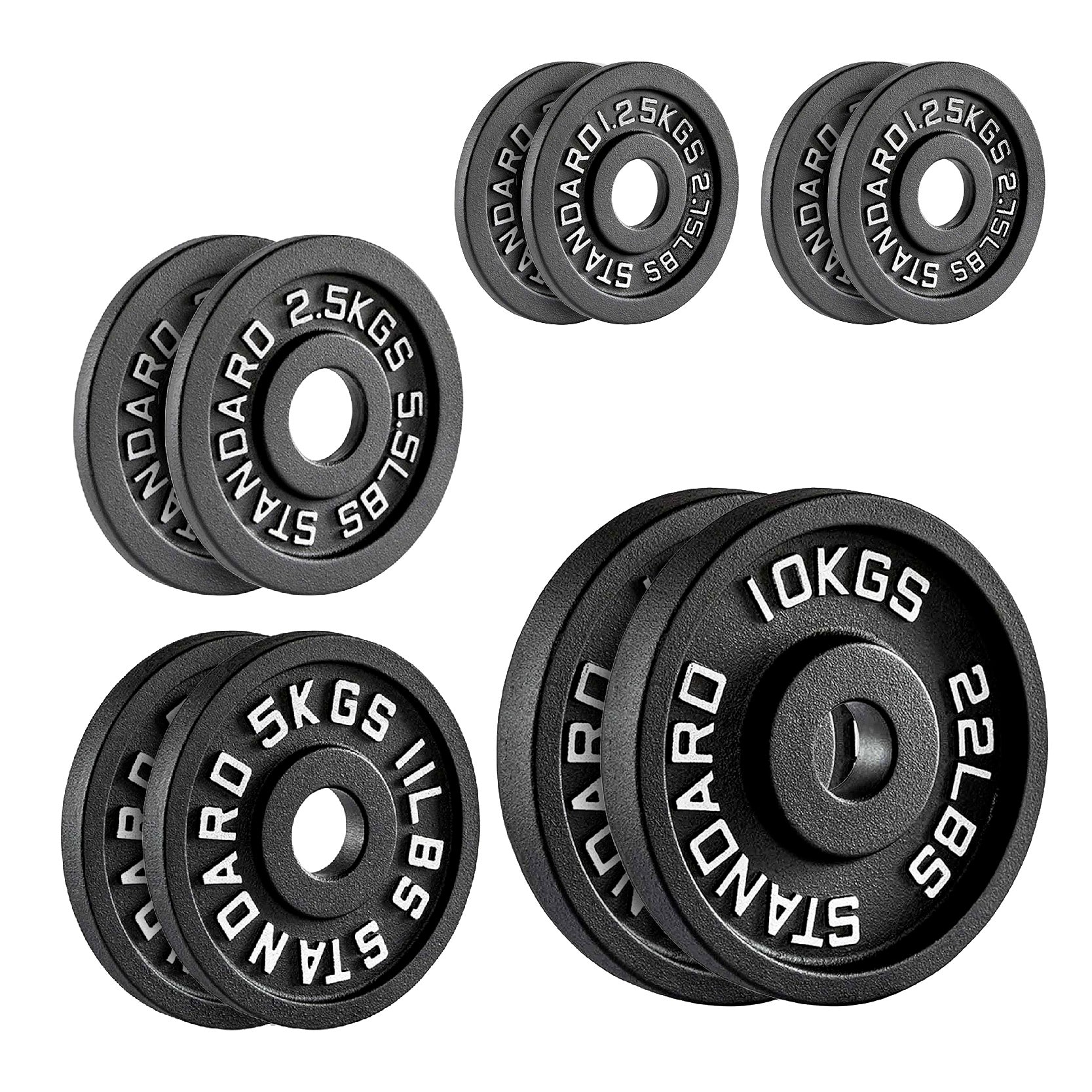 Cast Iron Weight Plates – Standard & Olympic Size in UK