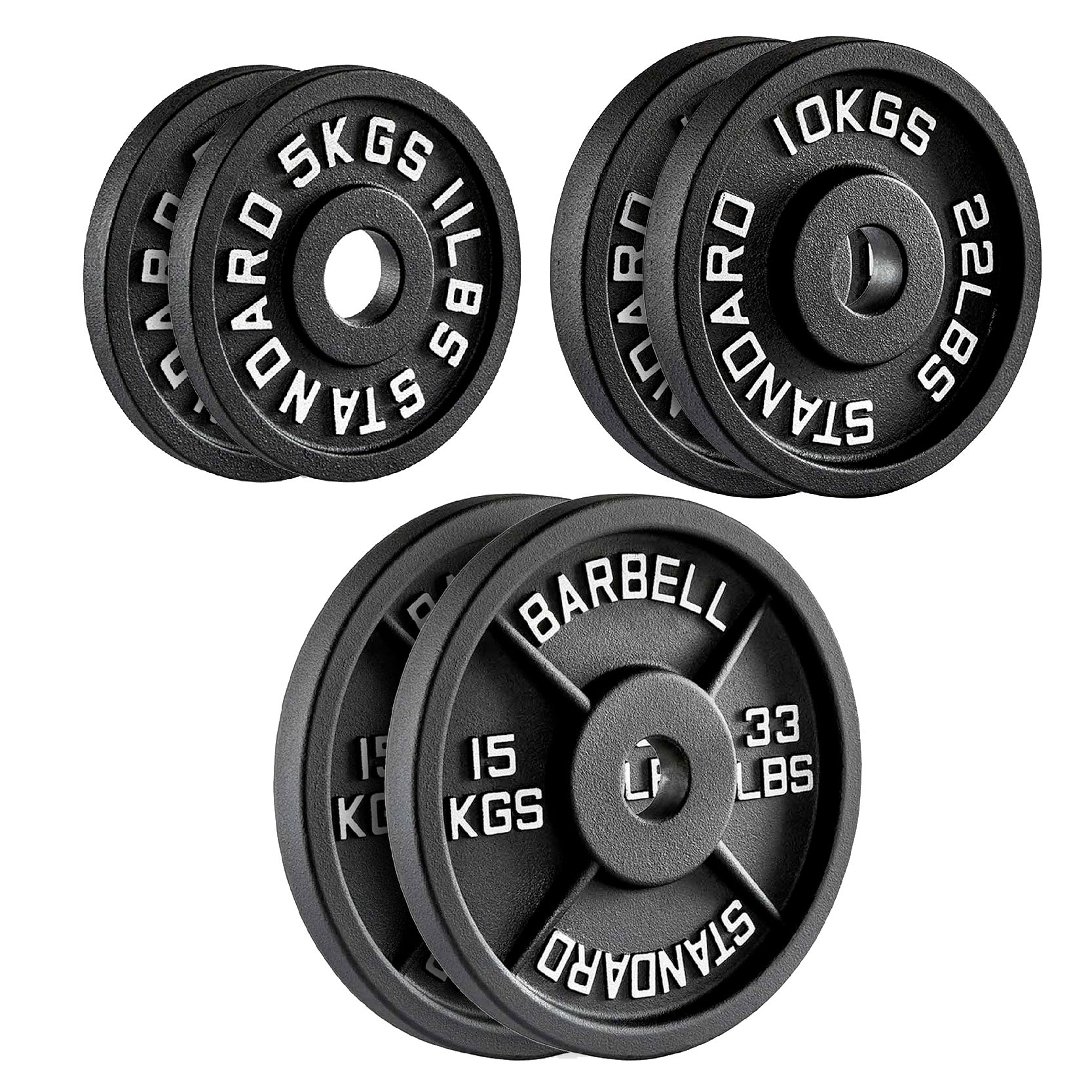 Cast Iron Weight Plates – Standard & Olympic Size in UK