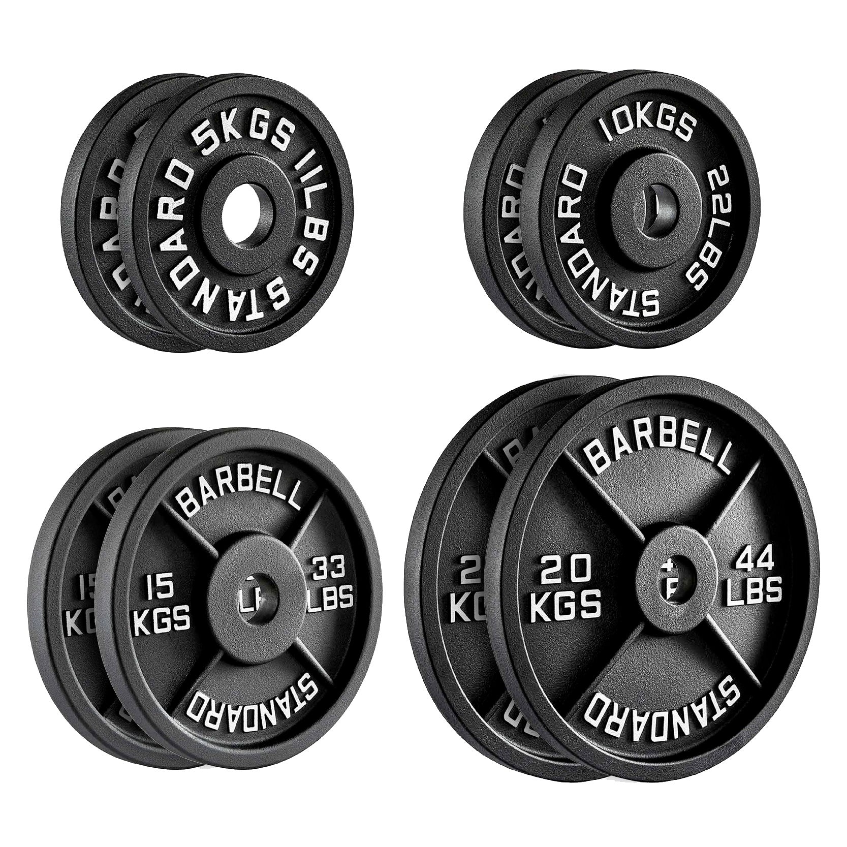 Cast Iron Weight Plates – Standard & Olympic Size in UK