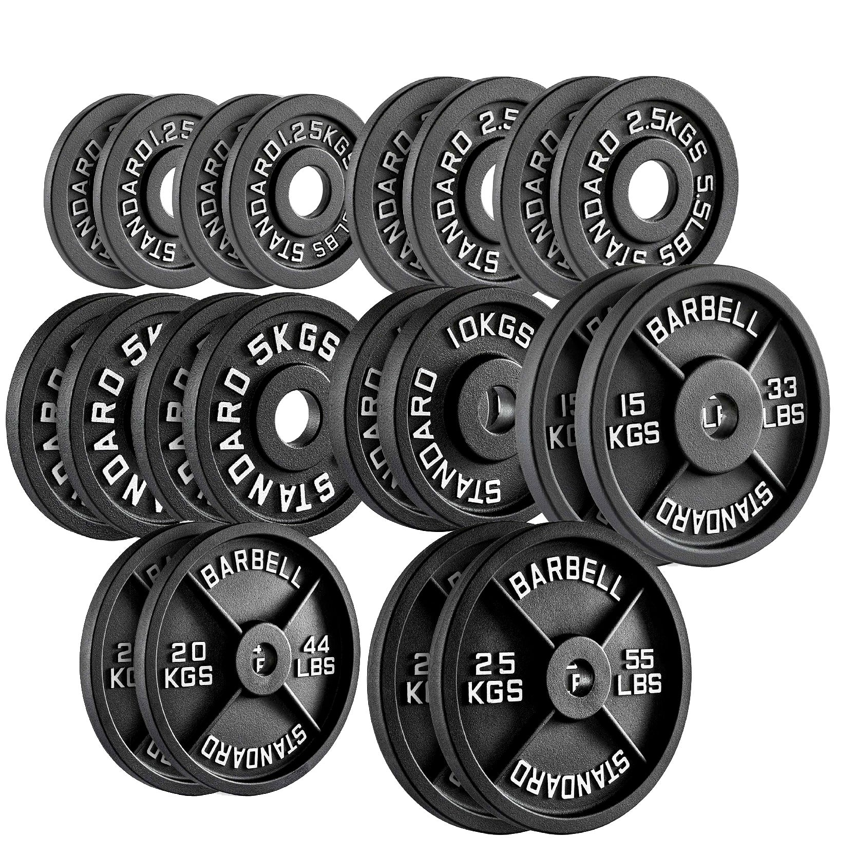 Cast Iron Weight Plates – Standard & Olympic Size in UK