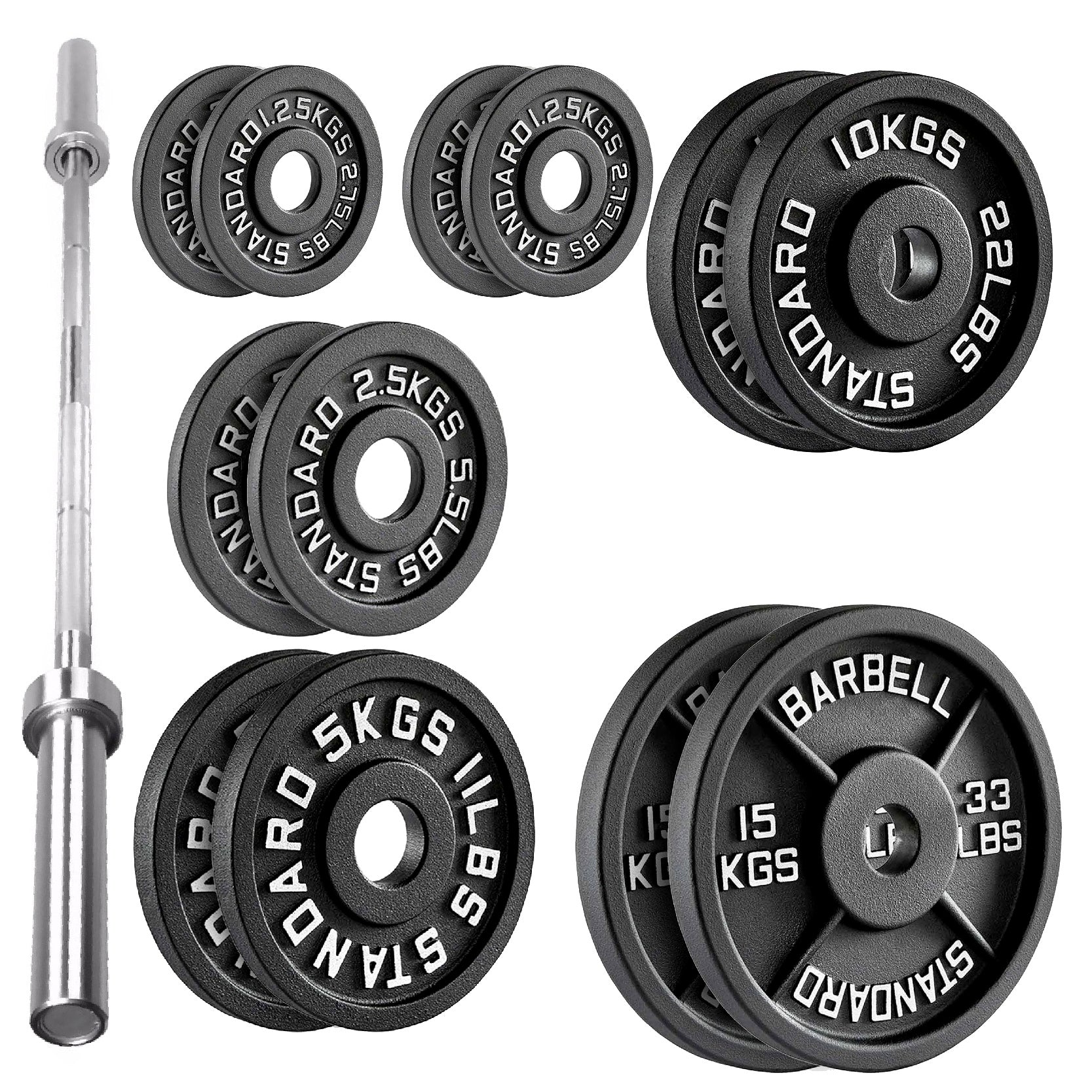 Cast Iron Weight Plates – Standard & Olympic Size in UK