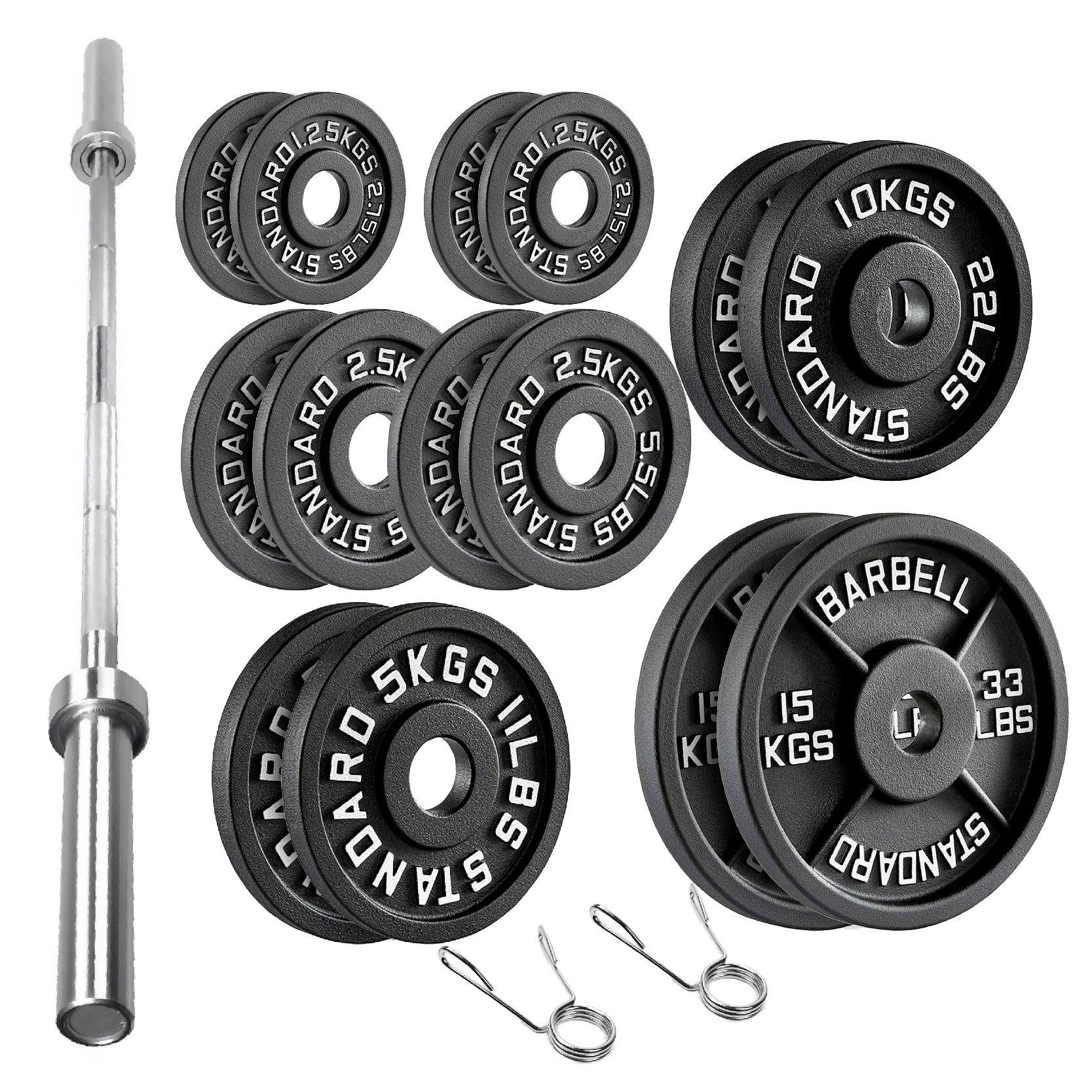 Cast Iron Weight Plates – Standard & Olympic Size in UK