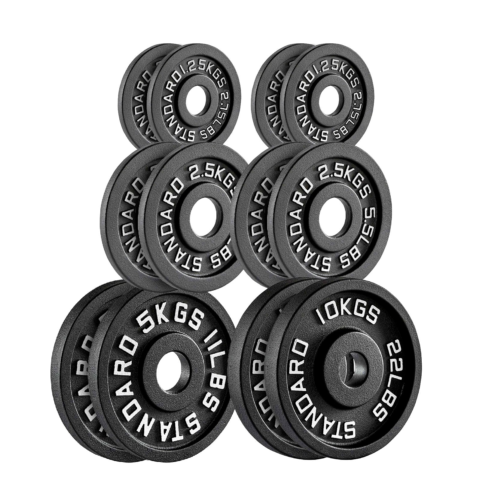 Cast Iron Weight Plates – Standard & Olympic Size in UK