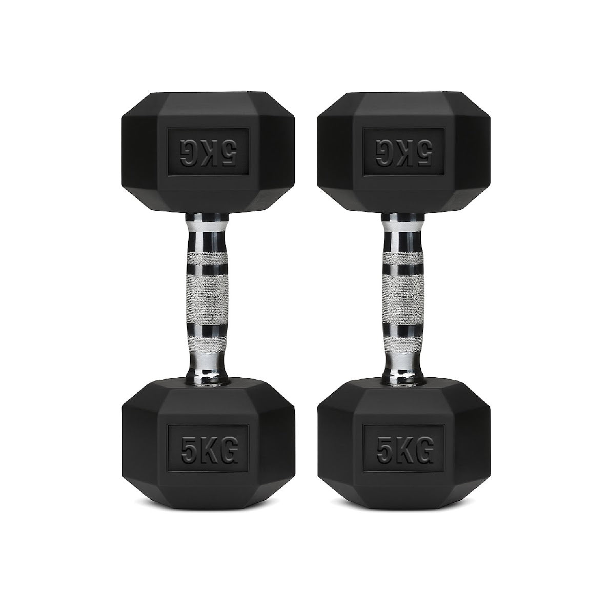 Hex Dumbbell Set – Rubber-Coated Weights for Home & Gym UK