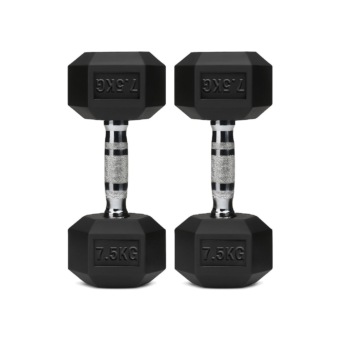 Hex Dumbbell Set – Rubber-Coated Weights for Home & Gym UK