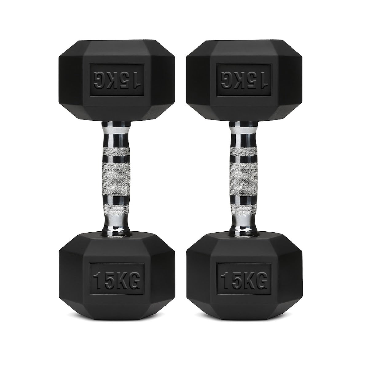 Hex Dumbbell Set – Rubber-Coated Weights for Home & Gym UK