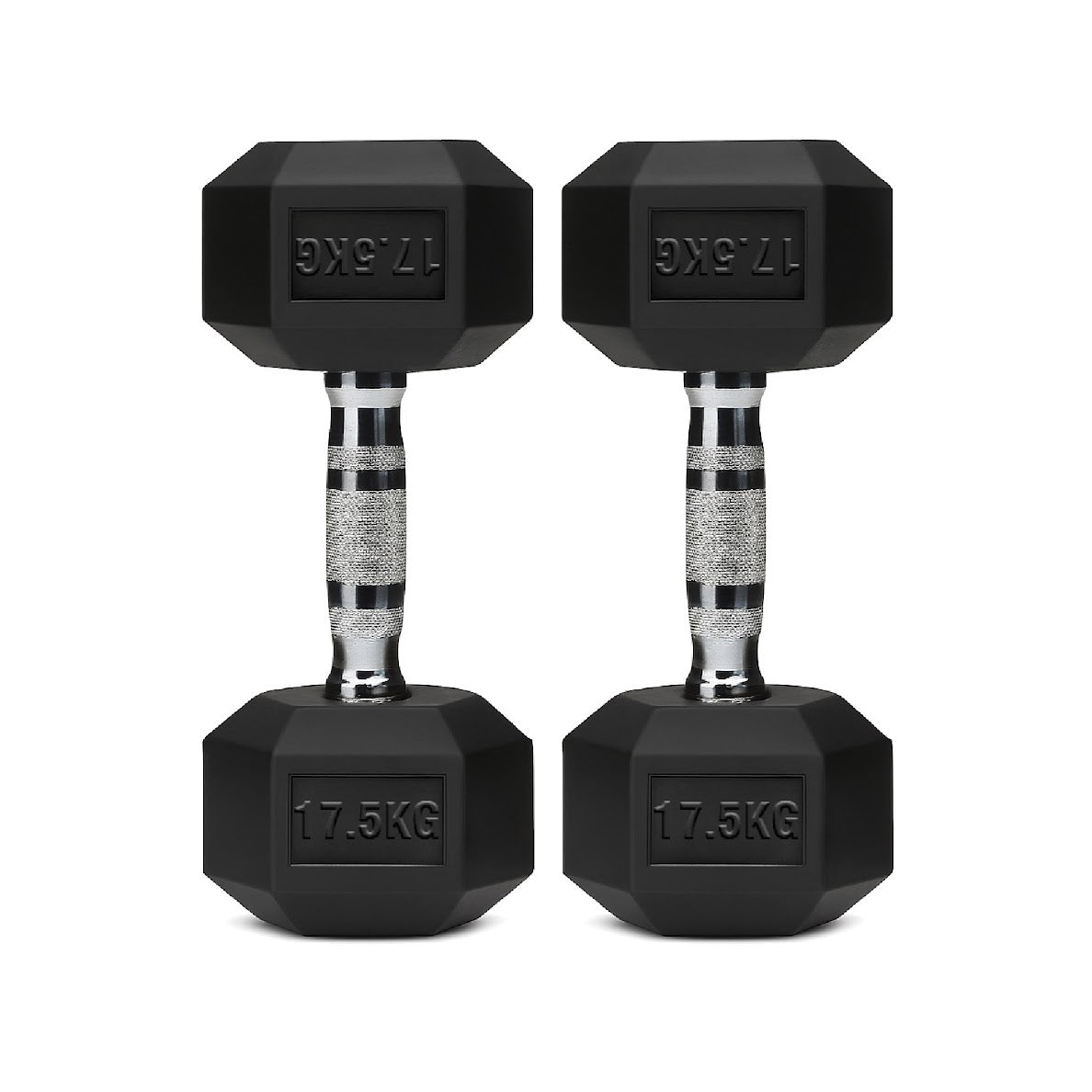 Hex Dumbbell Set – Rubber-Coated Weights for Home & Gym UK