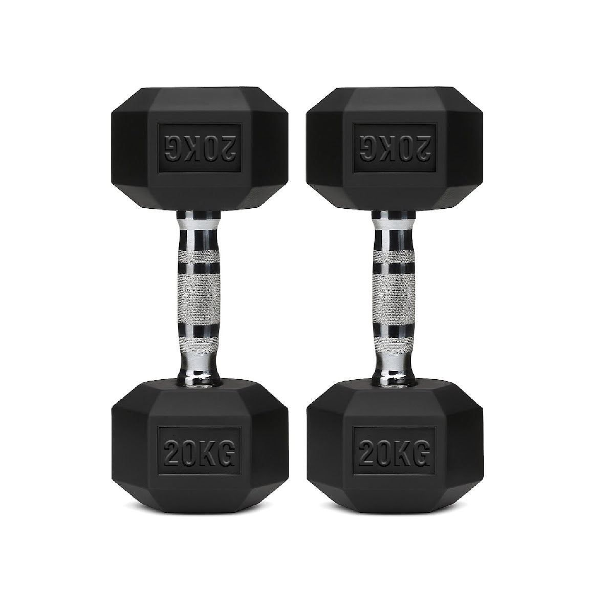 Hex Dumbbell Set – Rubber-Coated Weights for Home & Gym UK