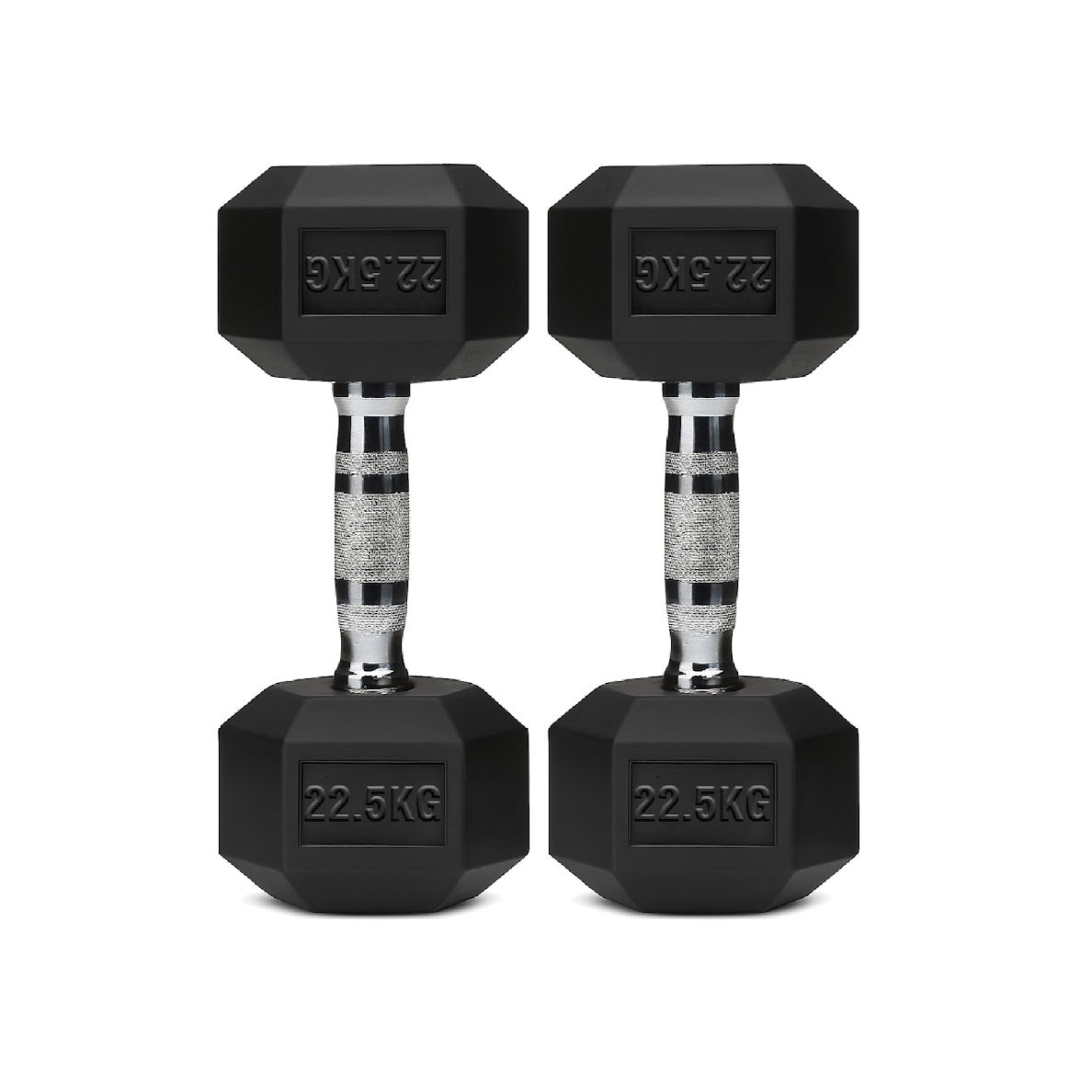 Hex Dumbbell Set – Rubber-Coated Weights for Home & Gym UK