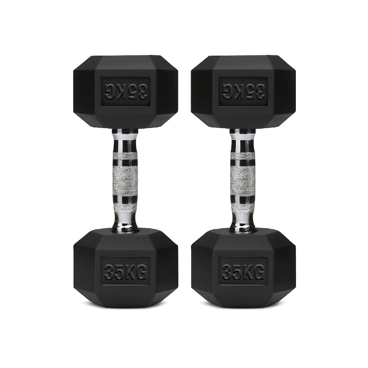 Hex Dumbbell Set – Rubber-Coated Weights for Home & Gym UK
