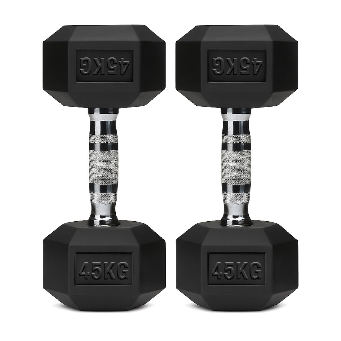 Hex Dumbbell Set – Rubber-Coated Weights for Home & Gym UK