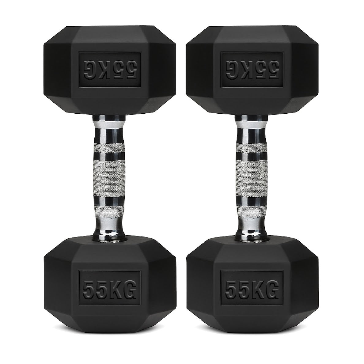 Hex Dumbbell Set – Rubber-Coated Weights for Home & Gym UK