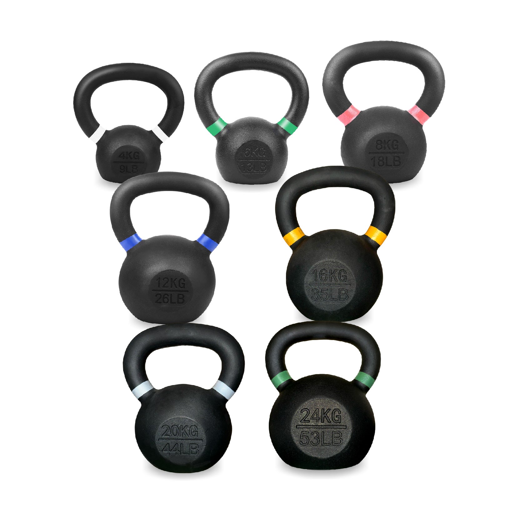 Cast Iron Kettlebell Weights – 2kg to 40kg