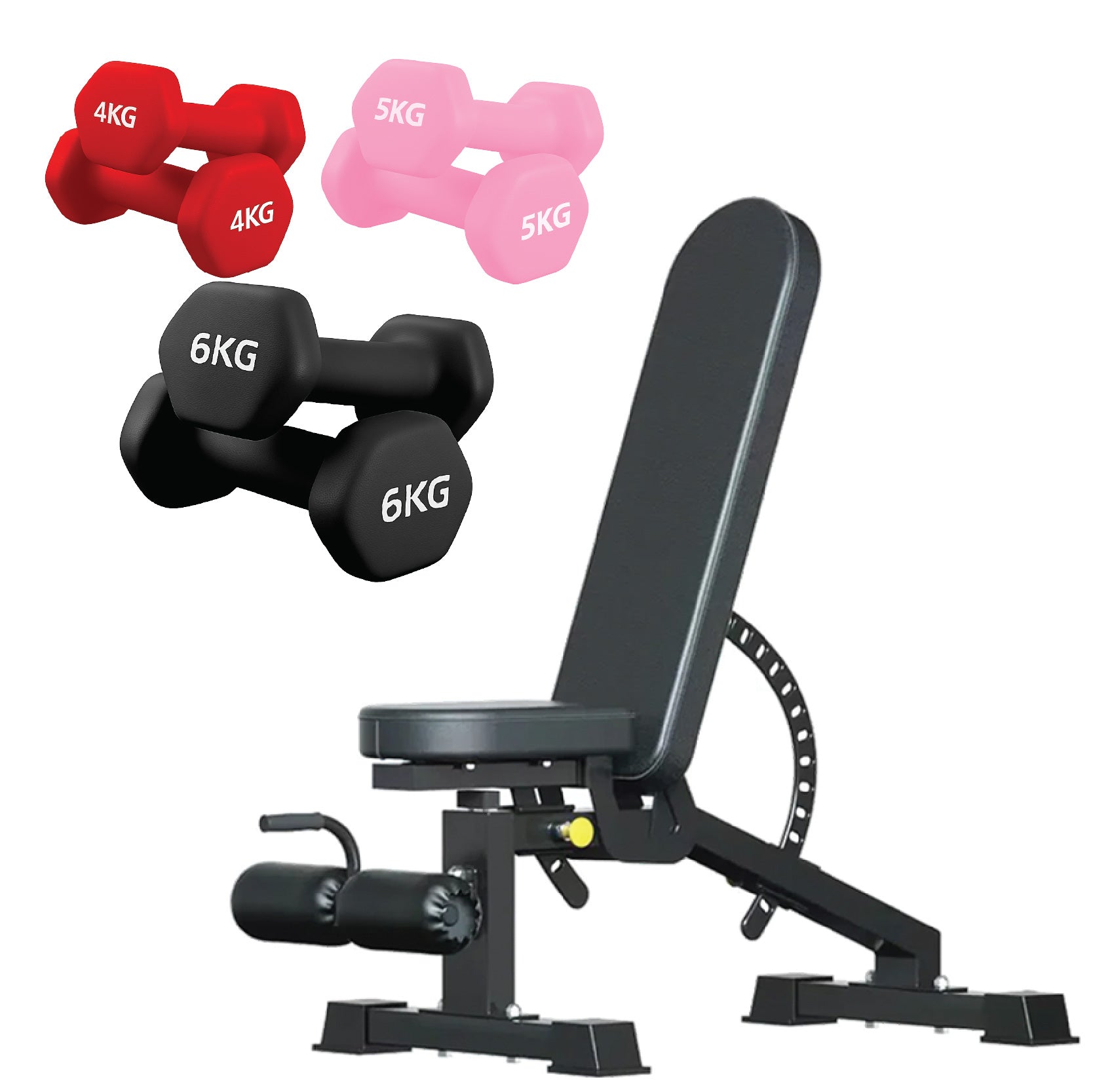 Neoprene Hex Dumbbells