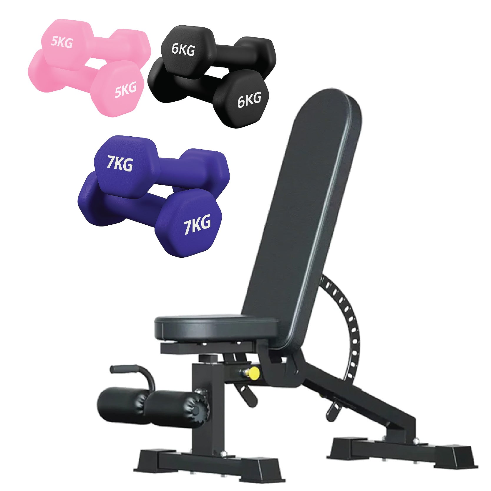 Neoprene Hex Dumbbells