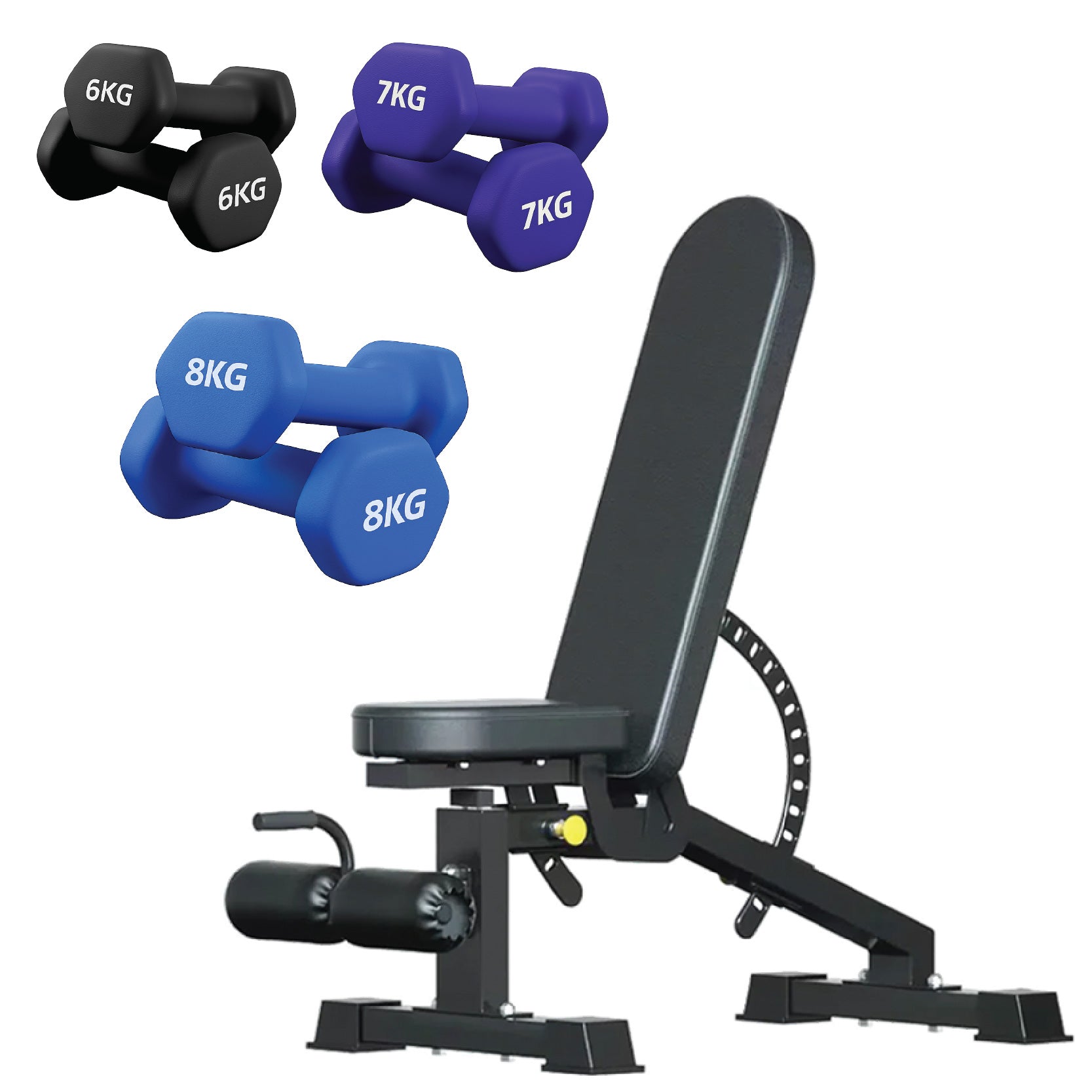 Neoprene Hex Dumbbells