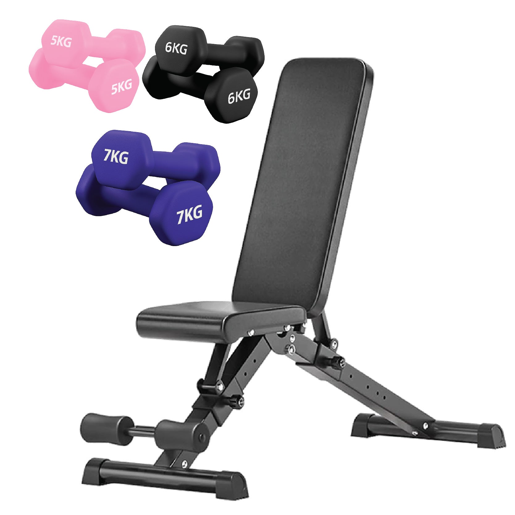 Neoprene Hex Dumbbells