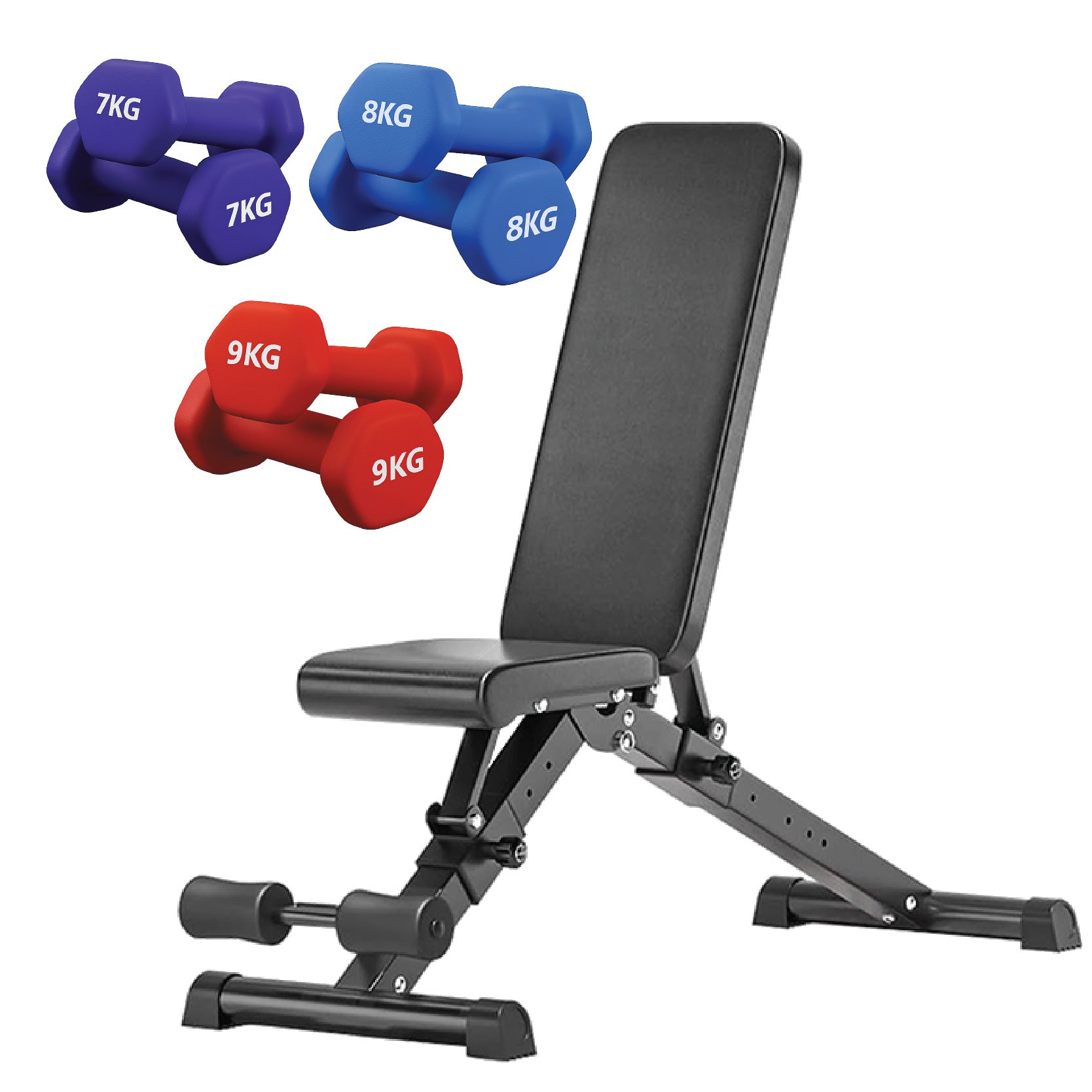 Neoprene Hex Dumbbells