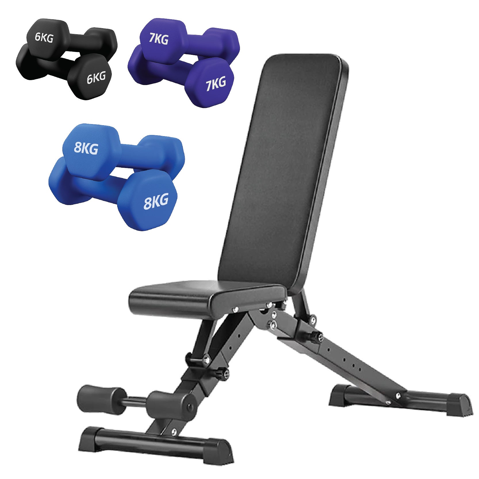 Neoprene Hex Dumbbells