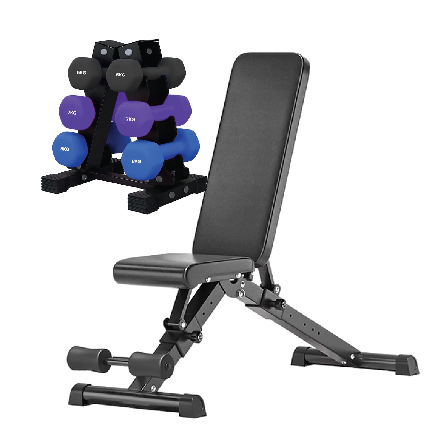 Neoprene Hex Dumbbells