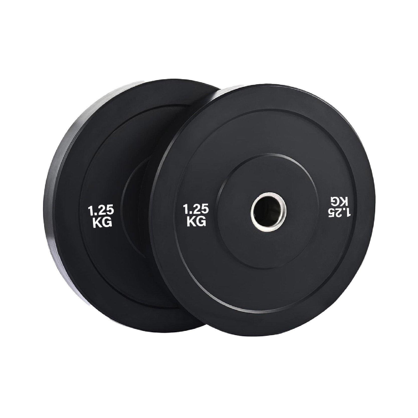 Olympic Bumper Weight Plates – Rubber Coated 2-Inch Disc Set