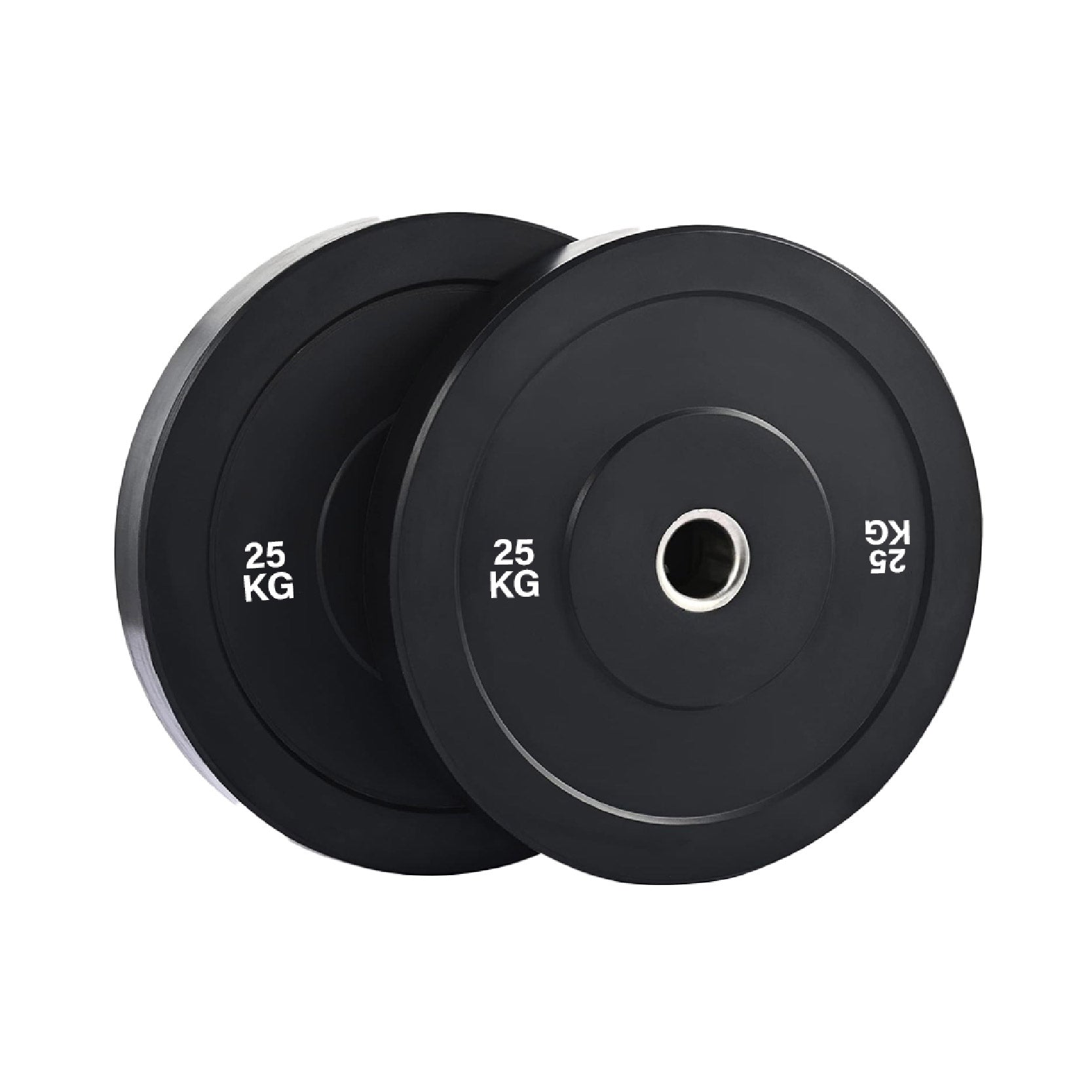 Olympic Bumper Weight Plates – Rubber Coated 2-Inch Disc Set