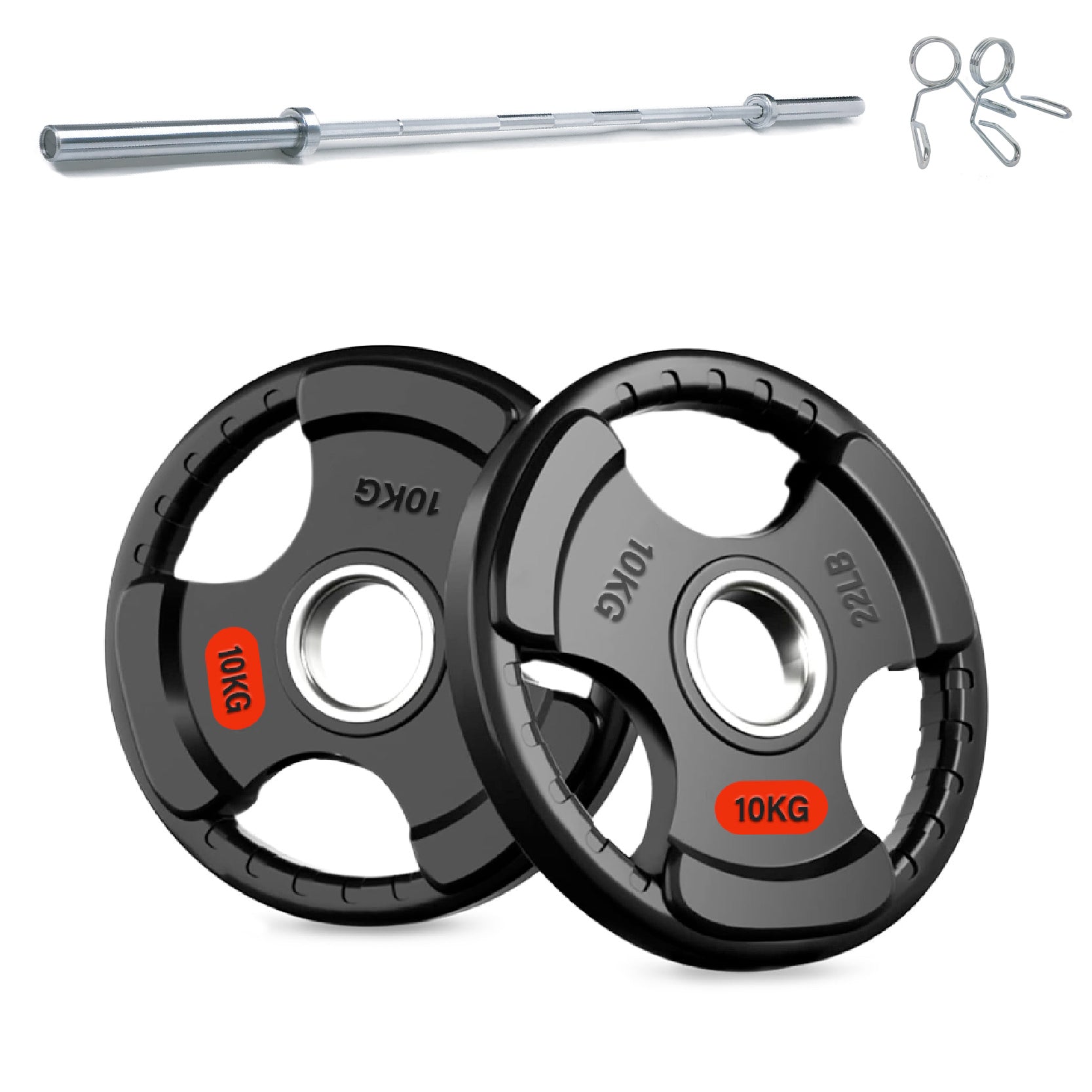 Tri Grip Cast Iron Weight Plates | 1.25kg to 25kg in UK