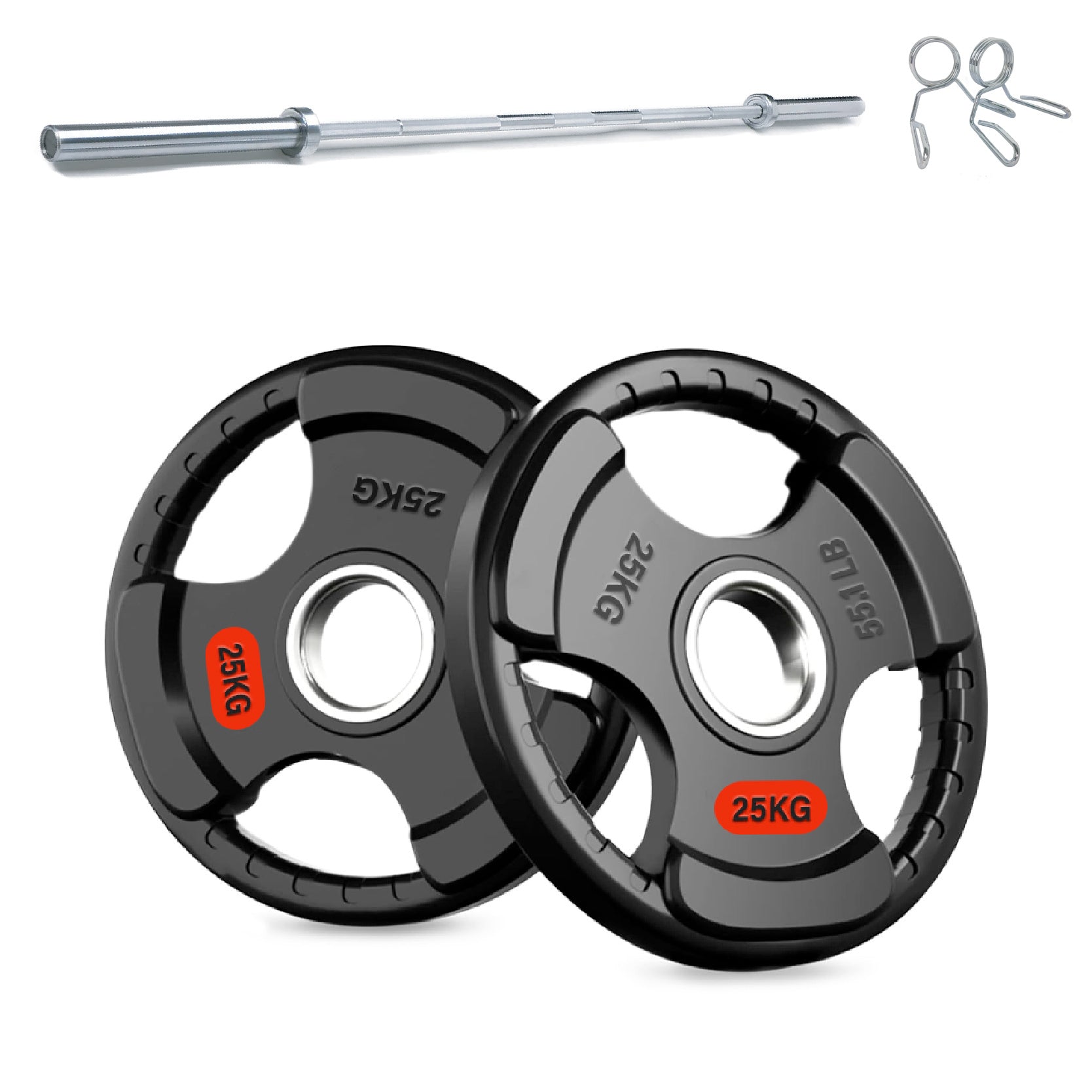 Tri Grip Cast Iron Weight Plates | 1.25kg to 25kg in UK