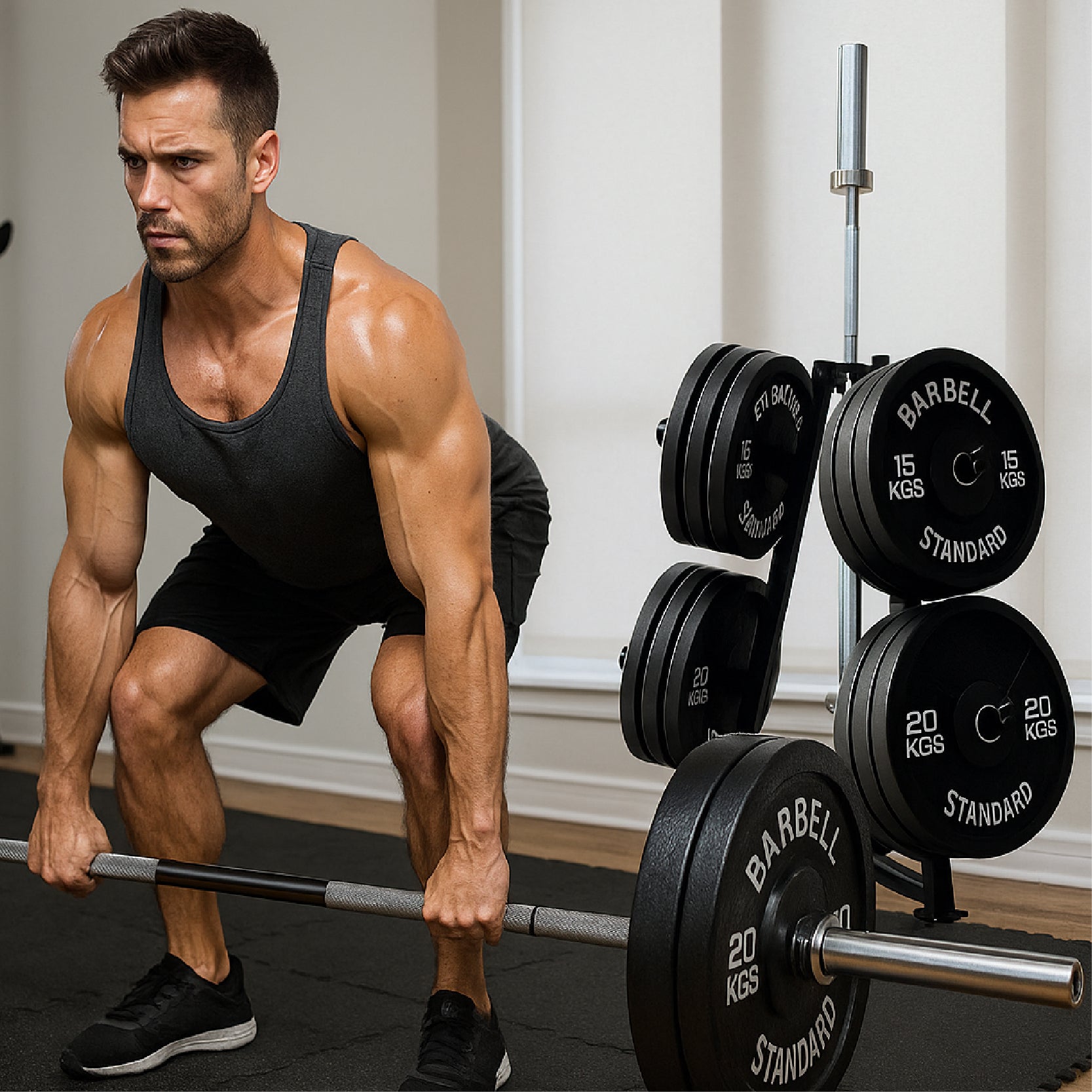 Weight Plate Storage Rack