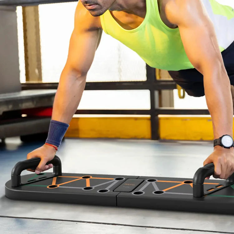 Foldable Push-Up Board – Multi-Functional Training System