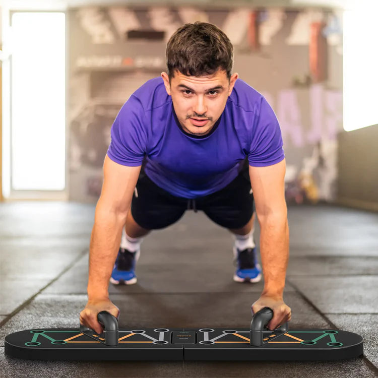 Foldable Push-Up Board – Multi-Functional Training System