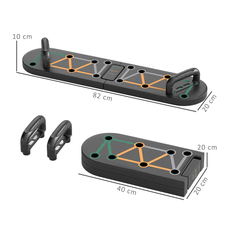 Foldable Push-Up Board – Multi-Functional Training System