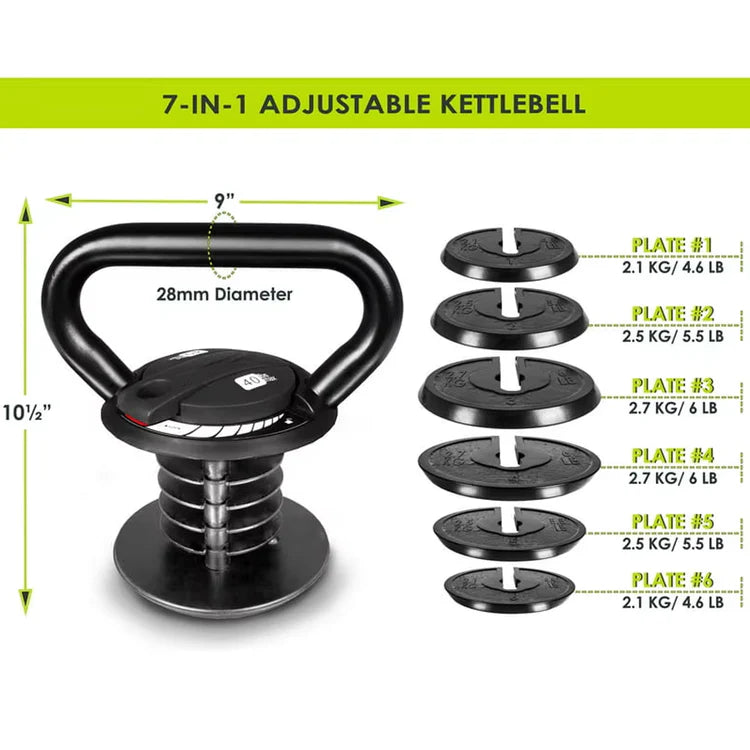 18kg Adjustable Kettlebell